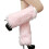 Women's Solid Soft Fleece-Lined Leggings Pair Pink 1