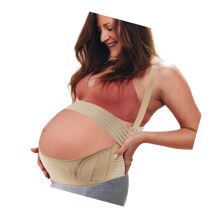 Pregnancy Belly Support Belt with Shoulder Strap Flesh
