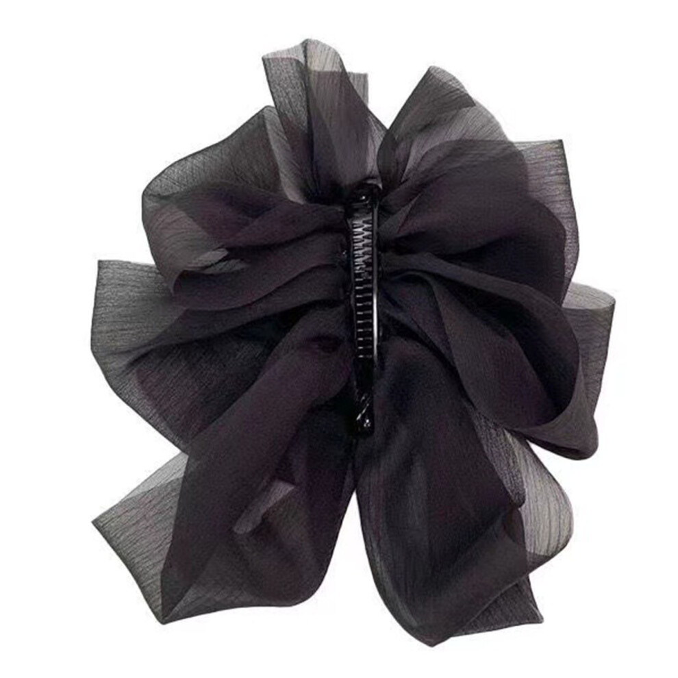 Xinwanna Women's Hair Clamp Solid Color Anti-slip Claw Type