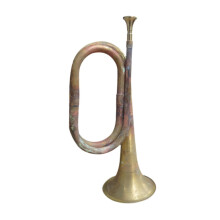 Retro Cavalry Trumpet Solid Copper Brass Band Instrument