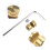 Thumb Stud for Folding Knives Stainless Steel Gold 110 1