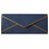 Business Envelopes V-Flap Gold Border Blue 1