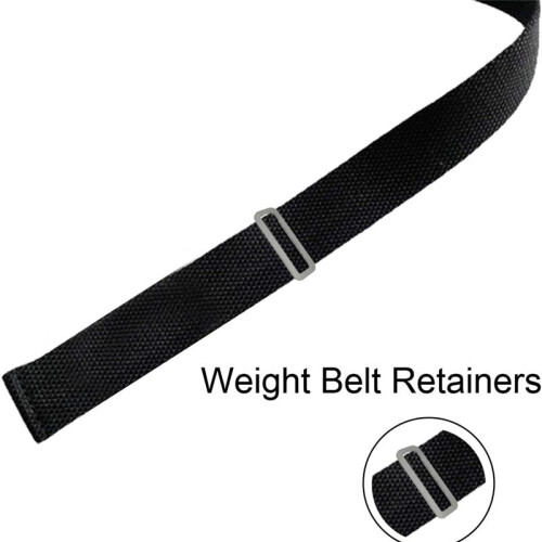 10 Unidades de Cinto de Mergulho de 2 Polegadas, Clipes Retentores de Peso com Rolha Deslizante e Dentes para Cintos PadrãO de 2 Polegadas (5,1 Cm) 2