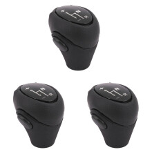 3X Gear Knob Automatic Knob Black for Fortwo 450 451 1998-2014 Roadster 452 2003-2006 Gear Case Sleeve