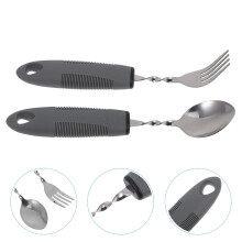 Adaptive Utensil Set Stainless Steel 2 Pieces