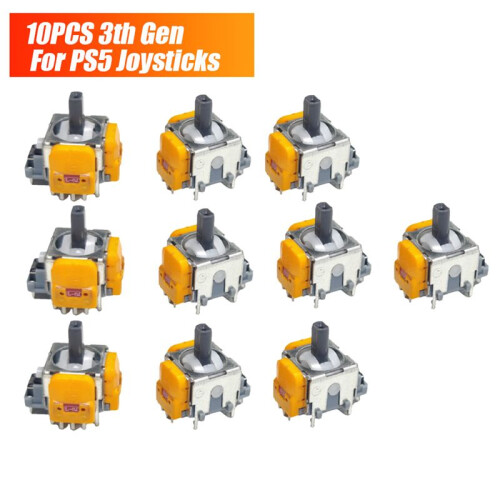10PCS 3Th Gen for PS5 Joysticks Hall Electromagnetic High Precision Adjustable Joysticks 2