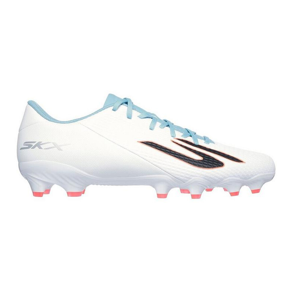 Skechers (11 Uk, White/Blue) Mens Skx_2 Academy Firm Ground Football Boots
