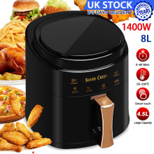 Digital Air Fryer 8L Oil Free Healthy Cooker Kitchen Frying Low Fat Oven 1400w