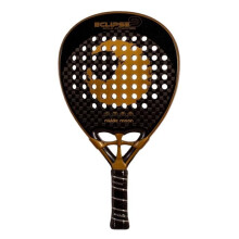 Raquette de padel - Middle Moon Eclipse 9 12K - Faces carbone 12K - Noyau BLACK EVA - Moule hybride goutte
