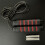 Weighted Skipping Rope, Suitable for Aerobic Exercise, Speed Training, Extreme Jumping Endurance Training Black 2