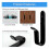 2 Pcs Horizontal Snowboard Wall Racks, Wall Mount Clips Storage Hanger Display Rack SKi Board Storage 5
