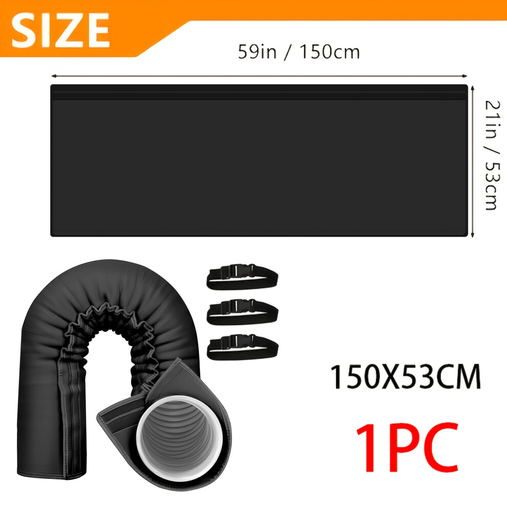 (A) Portable Ac Hose Insulation Sleeve, Portable Air Conditioner Insulation Hose Cover, Fits 5" And 5.9" Diameter Exhaust Hoses 6272436599302