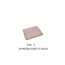 (B, S) Cooling Mat for Dogs And Cats: Breathable, Washable Pet Bed with Polyester Fiber Filling, Ideal for Summer, Car Seat And Small