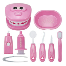 (Pink) [Toothbrush Toy] Children's Toothbrush Toy - Pretend Dentist To Learn Brushing Teaching Aids, Give 12 Holiday Gifts