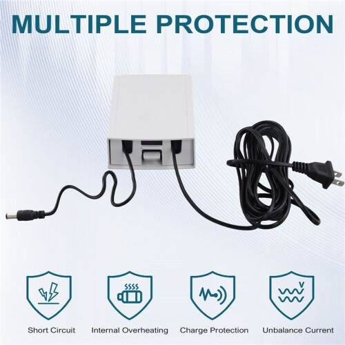 12V-2.5A Uninterruptible Power Supply UPS Battery Backup Interface, Security Camera UPS Battery Backup Protector US Plug 2
