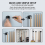 (large) Snooker Cue Wall Mount Holder - Plastic Clip 7