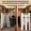 (large) Snooker Cue Wall Mount Holder - Plastic Clip 8