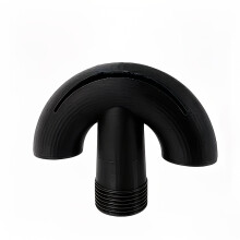 (Black) 3/4 Zoll Poolbelüfter, Brunnen, Wasserfalleffekt, immersive Wasseratmosphäre, strapazierfähig, perfekte Strömungsdynamik