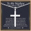 Cross Necklace Silver Cuban Link Chain for Men 1