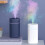 Wiederaufladbarer Aroma Diffuser Luftbefeuchter mit Umgebungslicht Blue 2