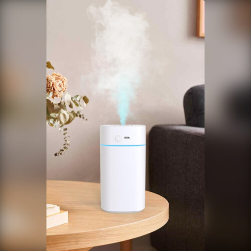 Wiederaufladbarer Aroma Diffuser Luftbefeuchter mit Umgebungslicht Blue 2