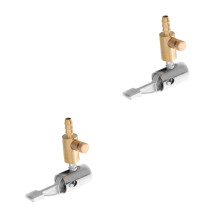 OUNONA Metal Tire Air Chuck with Locking Clip 2 pcs