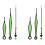 2 Set Quartz Clock Movement Kit Oscillating Movement + Luminous Pointer Clock Repair Parts Replacement Parts C 3