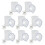 16 Sets Paint Container with Mixing  Touch  Paint Storage Cups for Repainting Leftover Paint,1000Ml 6