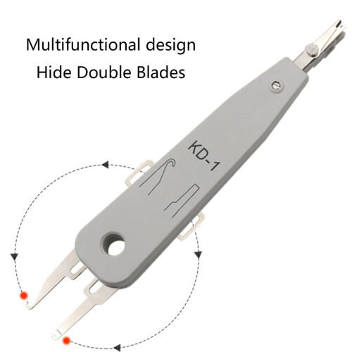 Punch Down Impact Tool for 110 and 66 Network Wires 2