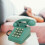 Retro Telephone Ornament Iron Vintage Model 2