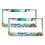 Octopus Metal License Plate Frames 2 PCS Coastal Ocean Theme 1
