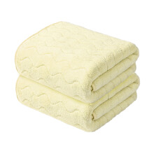 Bath Towels Polyester Soft Absorbent 2 Pcs 75x35cm