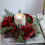 Christmas red artificial candle wreath reusable tabletop 1
