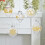 Irregular Transparent PET Gold Christmas Ornaments 9 pcs 5