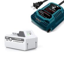 24V 5.0Ah battery and charger set for Snow Joe Sun Joe iON+