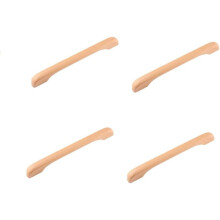 Wooden Cabinet Handles Beech Wood 4 pcs 168 mm