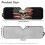 American Flag Skull Windshield Sunshade for Jeep Wrangler 5