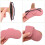 Soft Leather Sunglass Case Pack of 2 with Cleaning Cloth 6