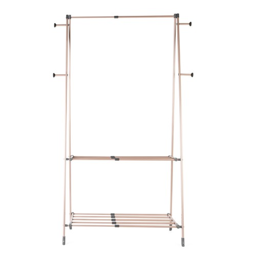 Beldray Beldray Clothes Rail Laundry Airer Foldable Easy Storage Garment Rack Rose Gold 1