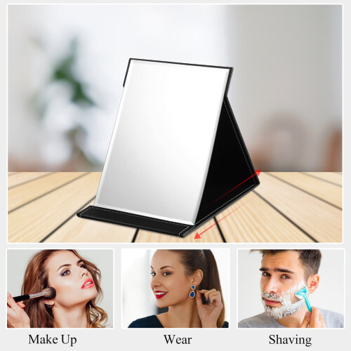 Folding Makeup Mirror Portable Travel Extendable 2