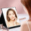 Folding Makeup Mirror Portable Travel Extendable 8