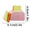 Resin Refrigerator Magnets Cake and Milk Set 2