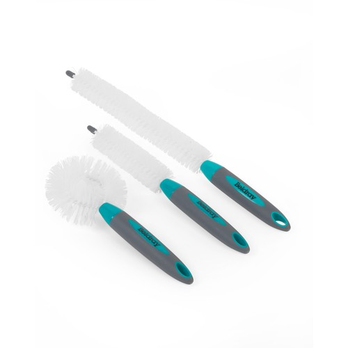 Beldray Beldray 3Pc Bottle Brush Set – Precision Cleaning, Non-Scratch, 50% Recycled 2