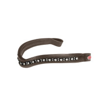 (Cob, Light Havana) Whitaker Lynton Curved Horse Diamante Browband
