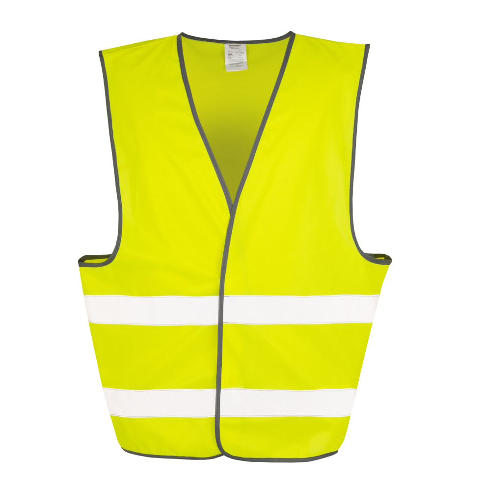 (S, M, Yellow) Result Unisex Adult High-Vis Reflective Vest 5063425385508