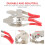 Metal Morin Khuur Mute for Violin 1 Pack 8