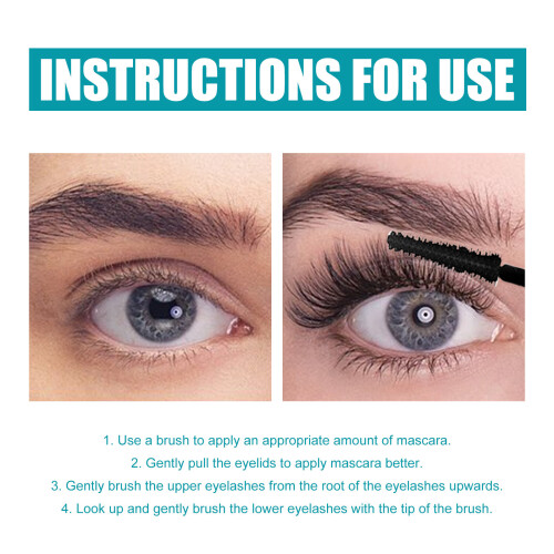Liquid Eyelash Extensions Mascara Wterproof Lengthening Volumizing Curling Mascara for Eye Makeup 2