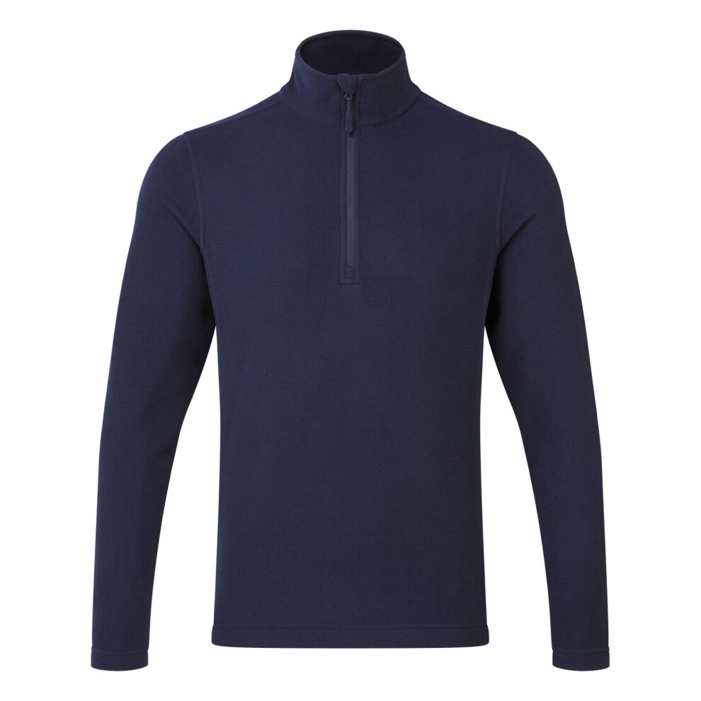Premier (3Xl, Navy) Unisex Adult Recyclight Quarter Zip Fleece
