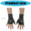 Motorcycle Gloves Fingerless PU Leather Punk Style 3