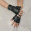 Motorcycle Gloves Fingerless PU Leather Punk Style 4